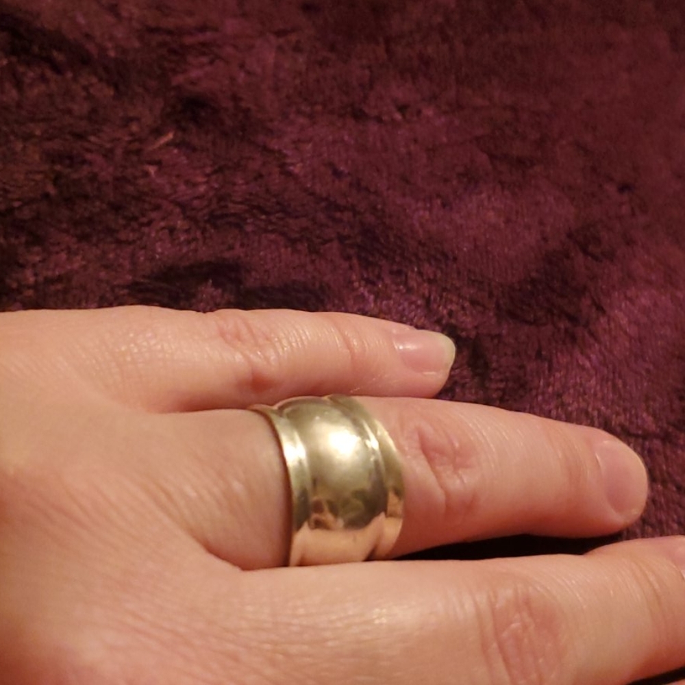 Women's sterling silver ring.